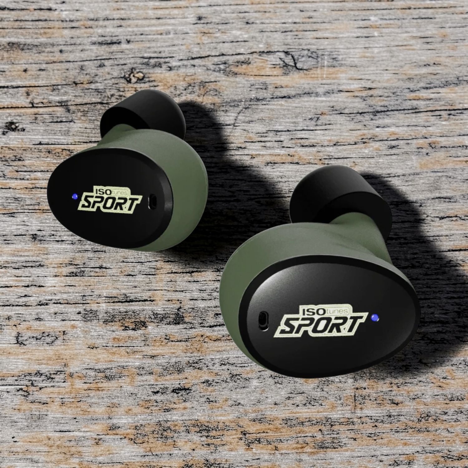 ISOTUNES Caliber In-Ear Ochrona Słuchu Oliwkowa