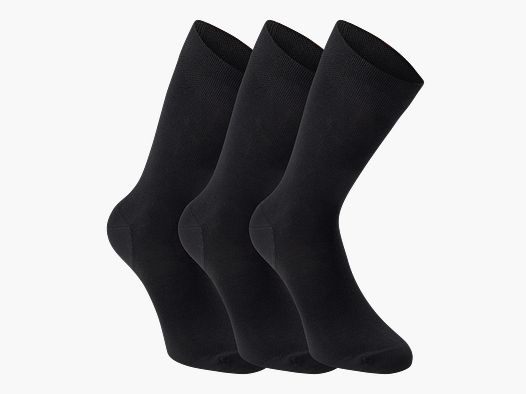 Bamboo Socks - 3-Pack - Black Ink - Size: 44/47