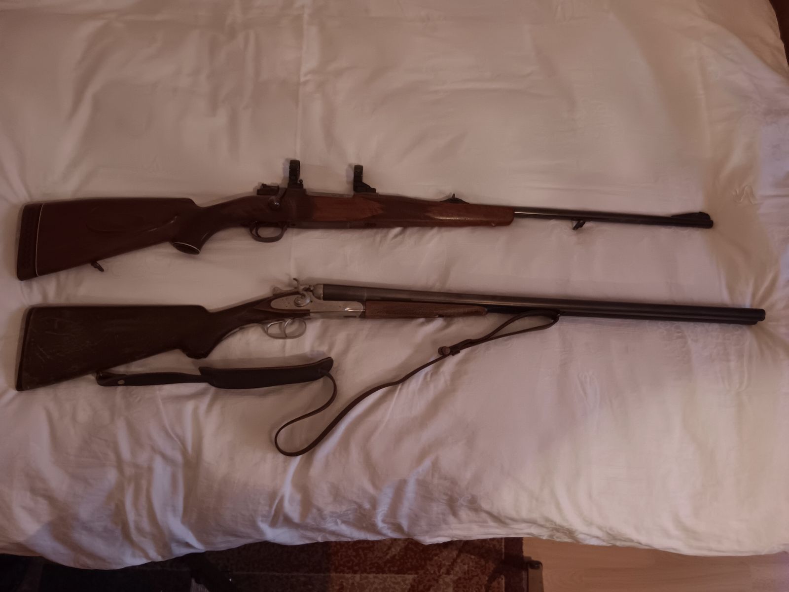 Repetierbüchse Mod. 98  und Hahn-Doppelflinte