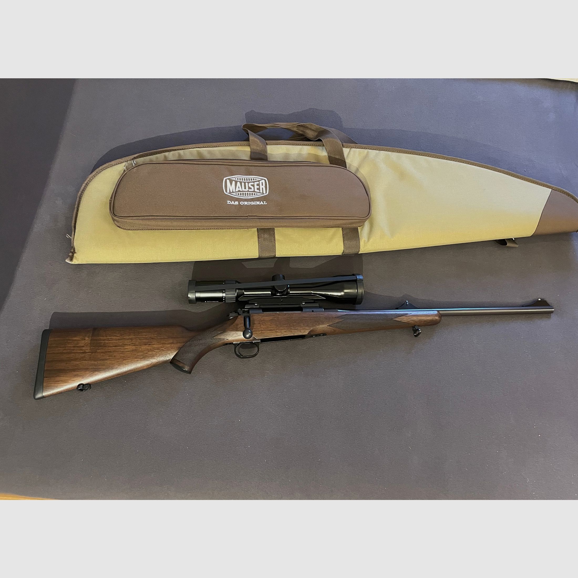 Mauser M12 + Steiner Ranger 4+ ammunition + case
