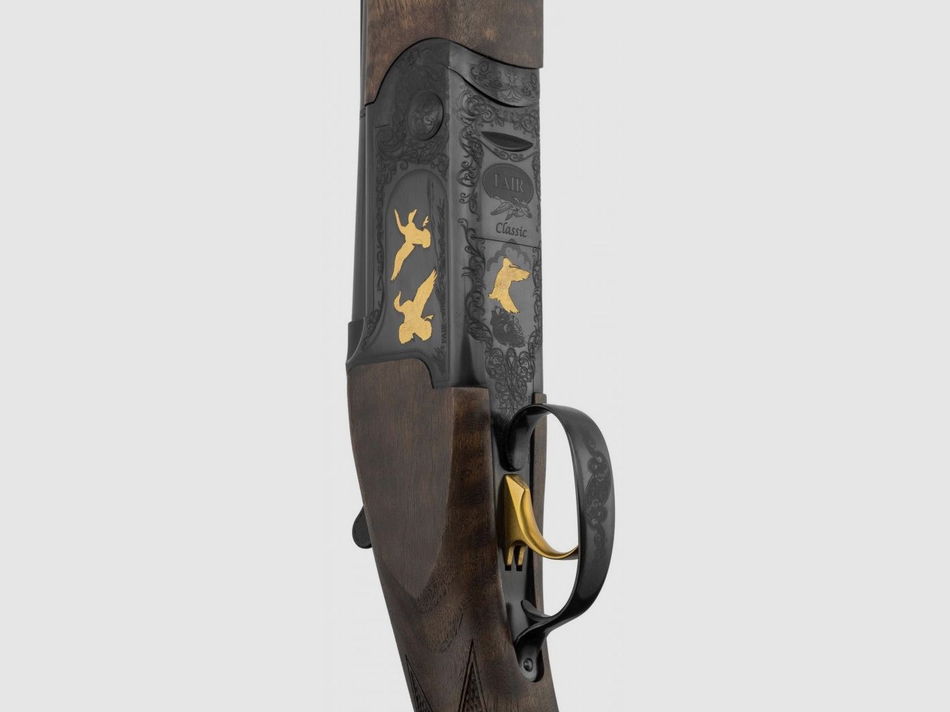Fusil Fair superposé - Classic Acier - Extracteur - Bascule noire Cal. 20.crosse Anglaise, image 4 sur 4