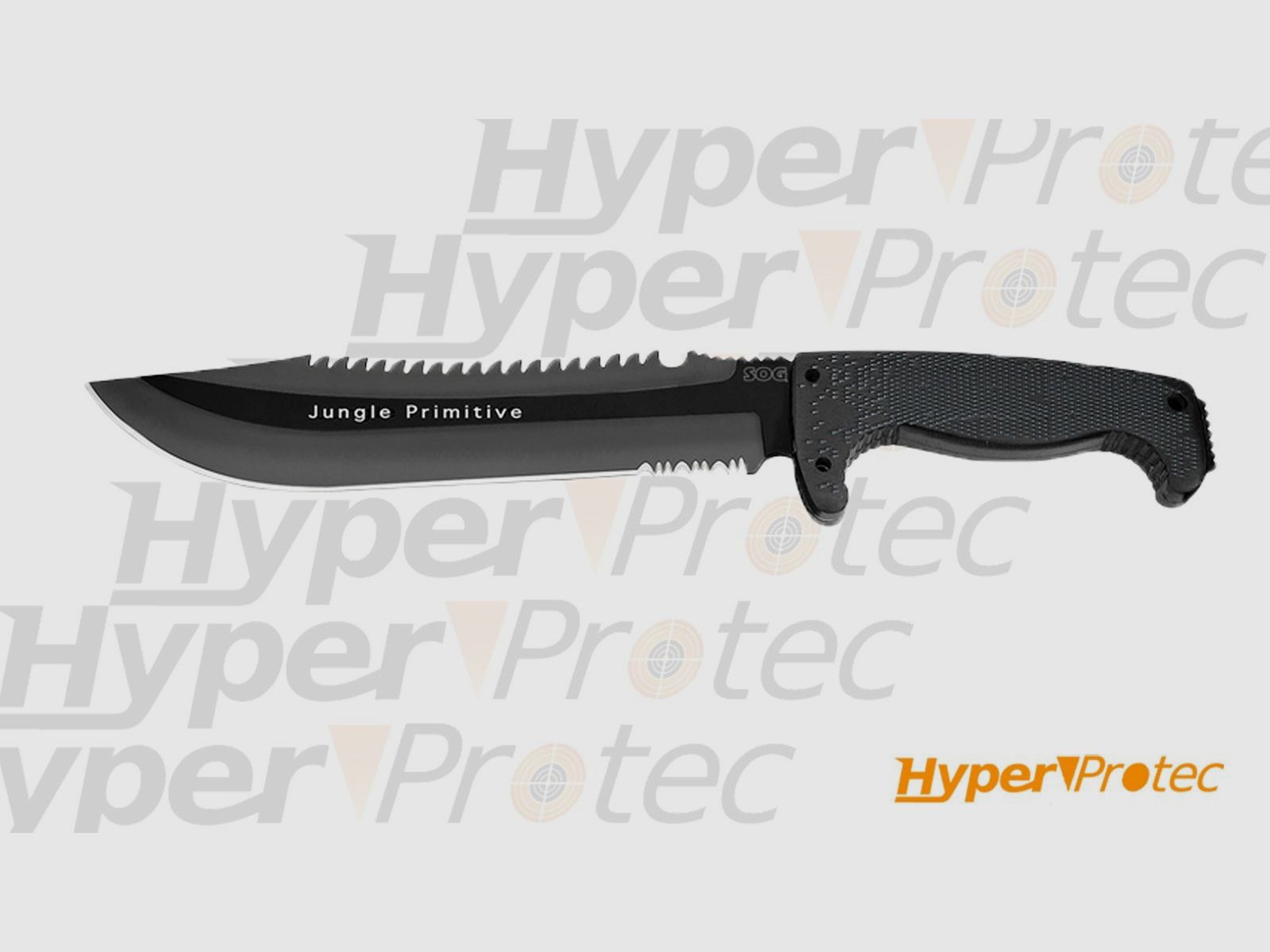 Hacha Machete Fusion Sog con Funda - Jungle Primitive, imagen 3 de 3