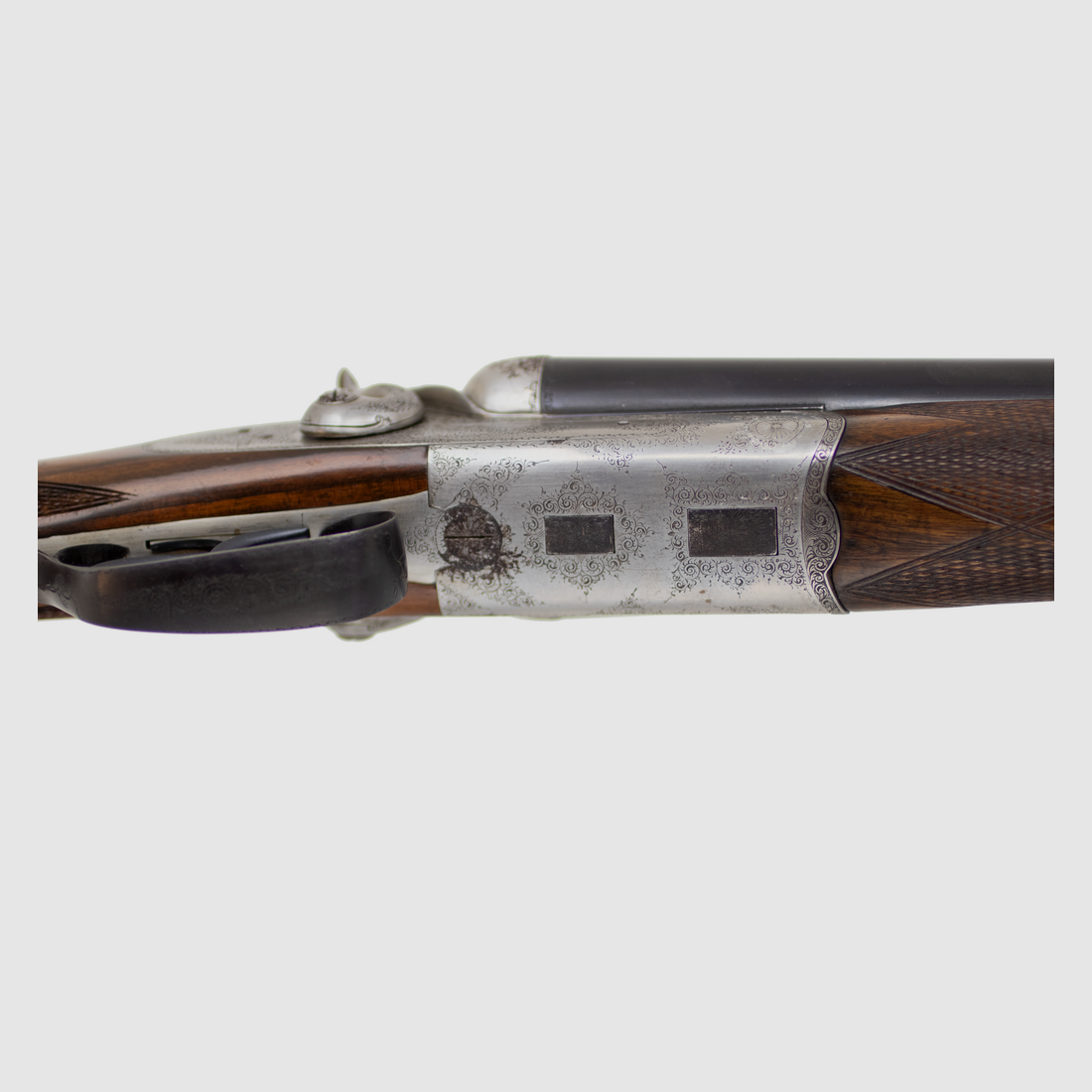 Doppietta Lebeau Courally cal. 12 avec chiens externes – Fines gravures – Arme de chasse classique, image 10 sur 16