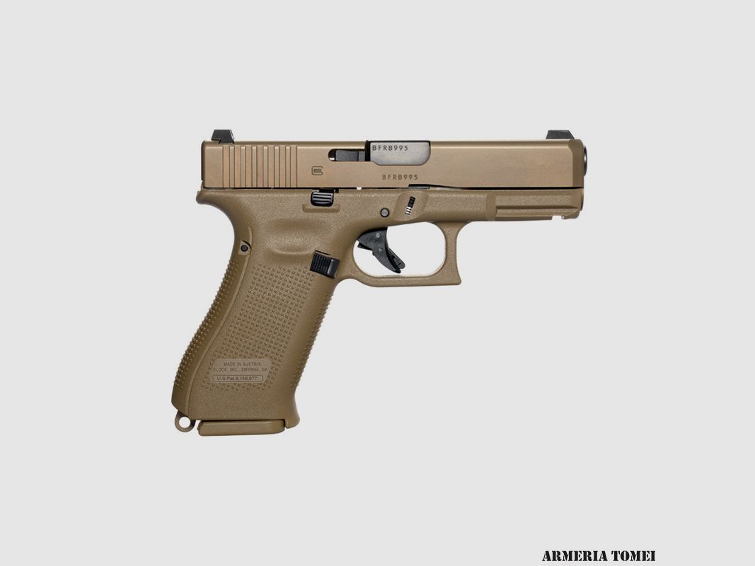 PISTOLA – GLOCK SEMIAUTO MOD.19X CAL.9X21 FDE SPORT +2C, imagen 1 de 5
