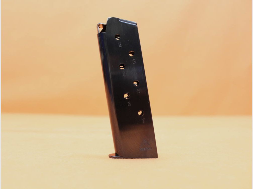 MEC-GAR Colt 1911: Magazin MEC-GAR 7-Schuss brüniert .45Auto (.45ACP)