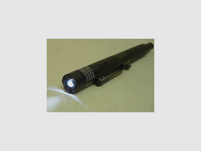 Tactical Pen TP III mit Lampe - Kugelschreiber,Glasbrecher,Cli