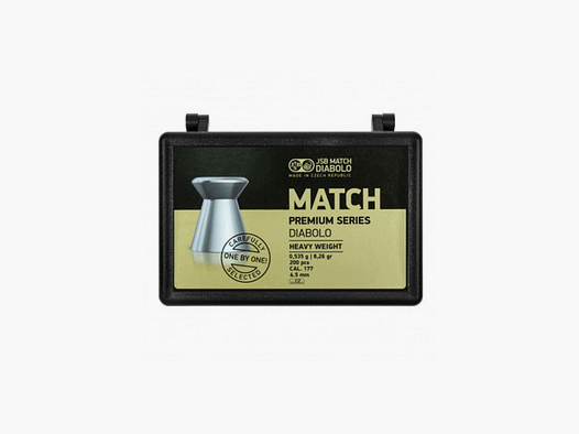 JSB MATCH – MATCH PREMIUM SERIES DIABLO HEAVY WEIGHT 0,535g | 8,26gr | +- 0,001g | 200pz | cal. 4,5mm (.177)