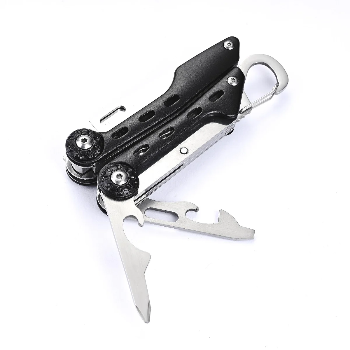 Multitool AZYMUT Turon – 10 Werkzeuge + Karabiner + Gürteltasche, Bild 6 von 20