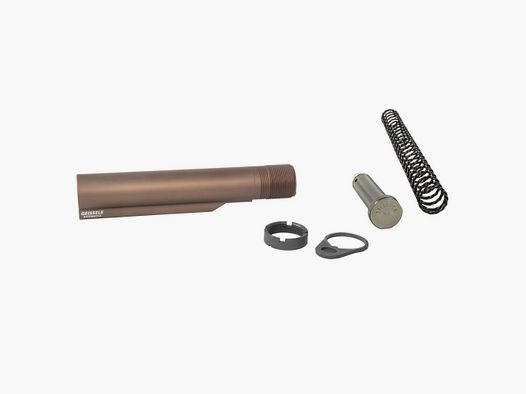 Premium MIL-SPEC Buffer Tube Assembly with Super 42, H2, 7075-T6, AR-15/M4, DDC