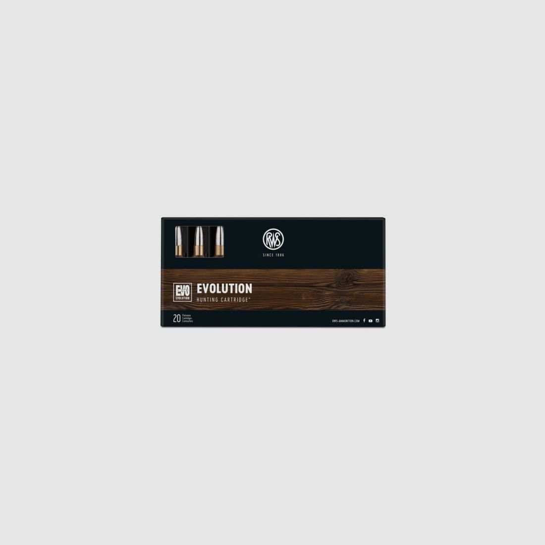 RWS Evolution Balles 184 gr – Calibre .300 WSM, image 1 sur 2