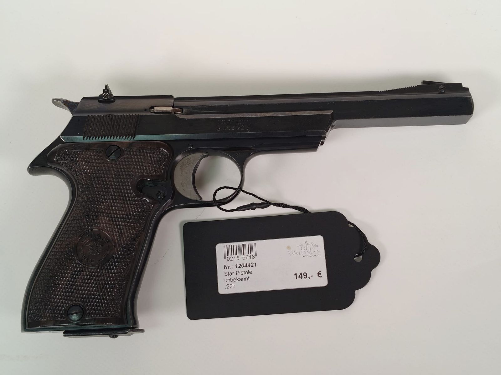Star .22 lr Pistolet avec canon de 15 cm