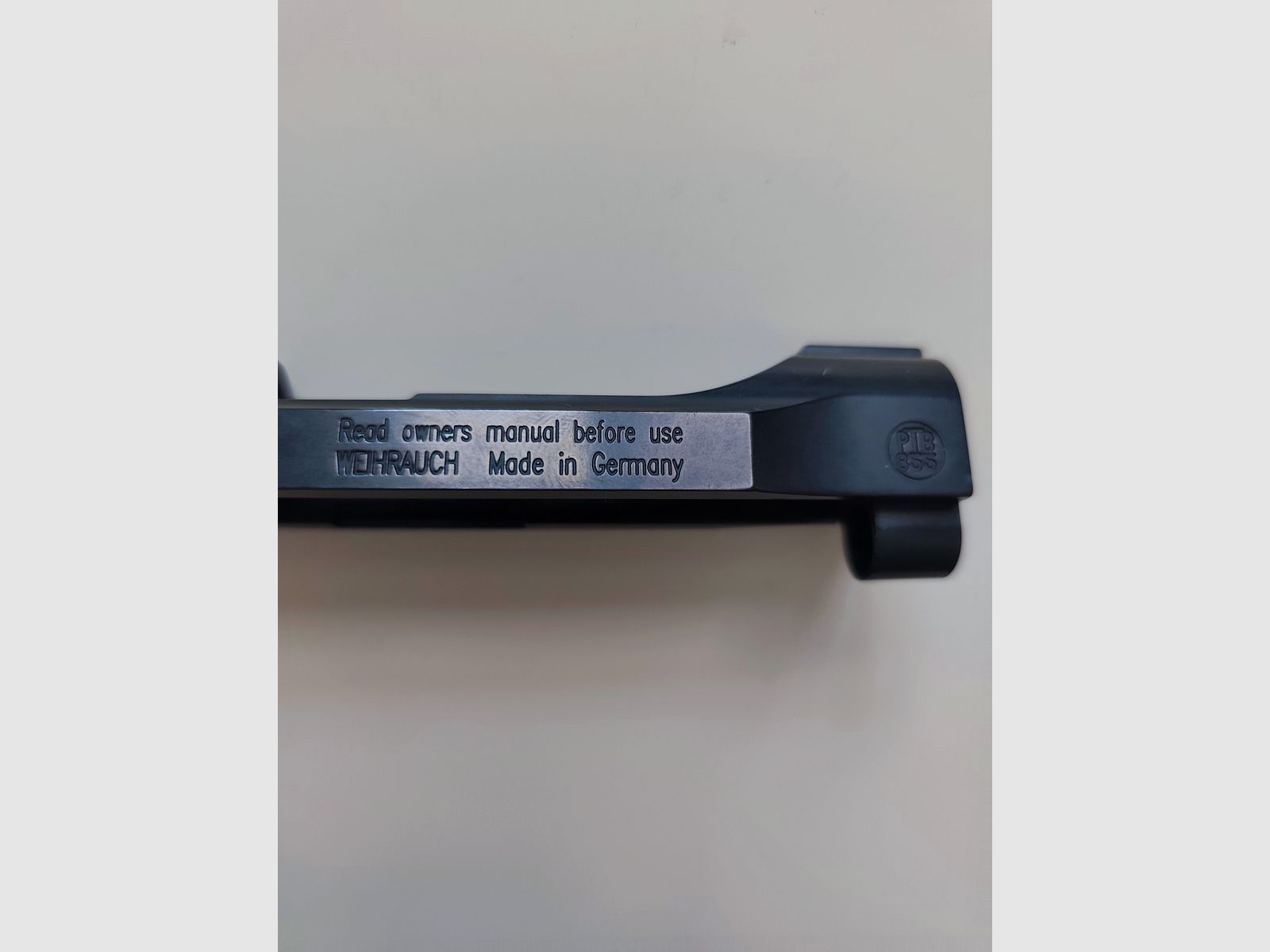 Weihrauch HW 94 slitta completamente brunita come nuova PTB 855