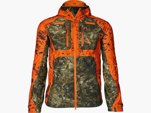 Chaqueta Seeland Vantage InVis verde / naranja Blaze