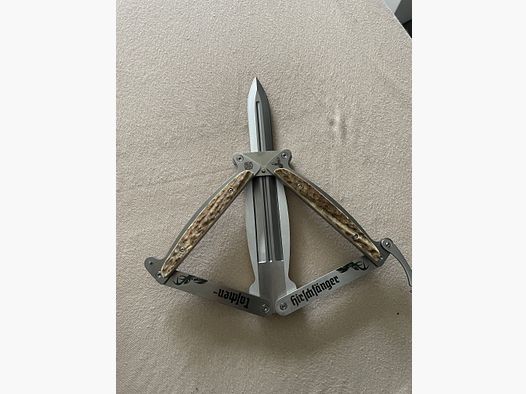 Gogun Hirschfänger Taschenhirschfänger 49a Messer beidseitig geschliffen