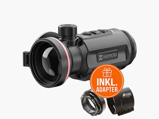 HIKMICRO Clip-On Thunder TQ50C 3.0 Komplettpaket inkl. Adapter