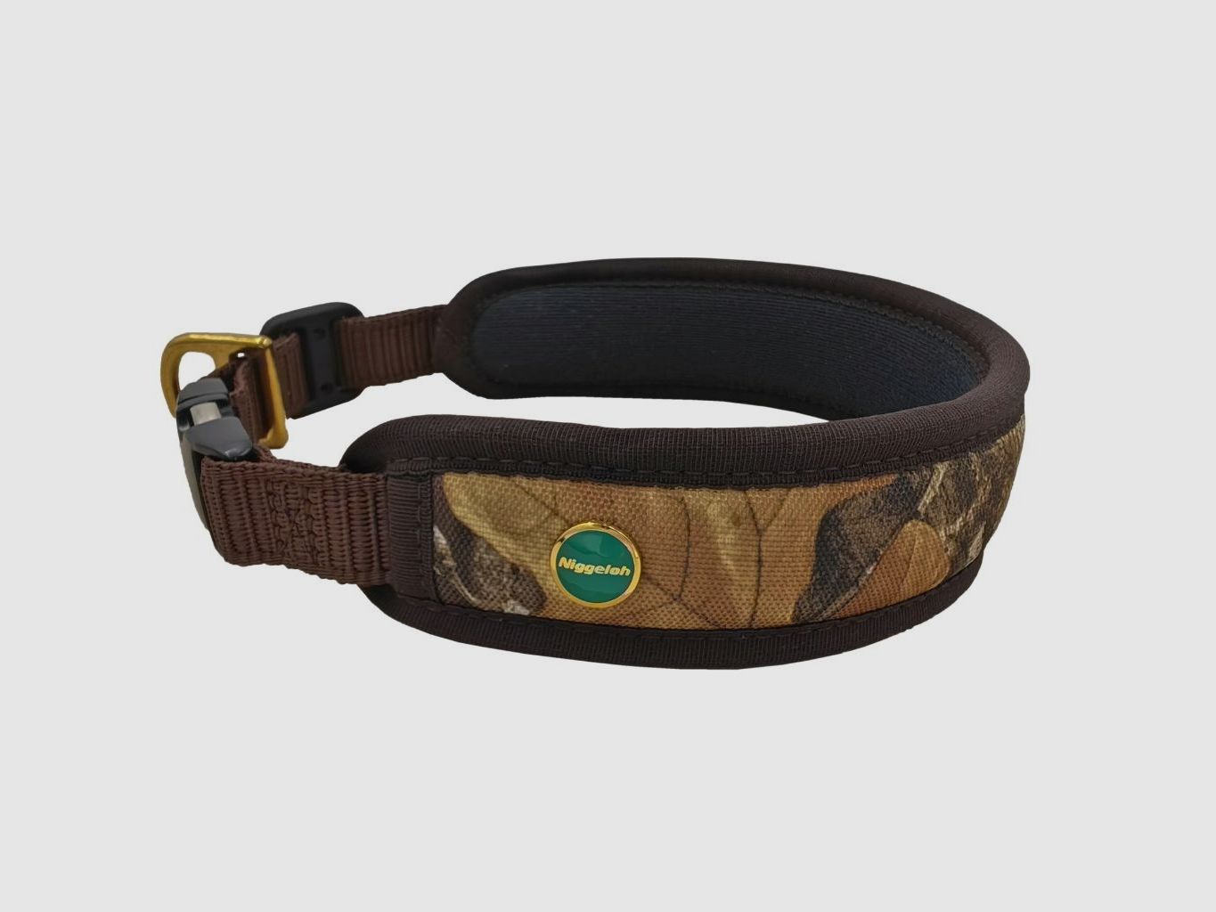 Collar para perros de neopreno Niggeloh Fashion (Marrón, S)