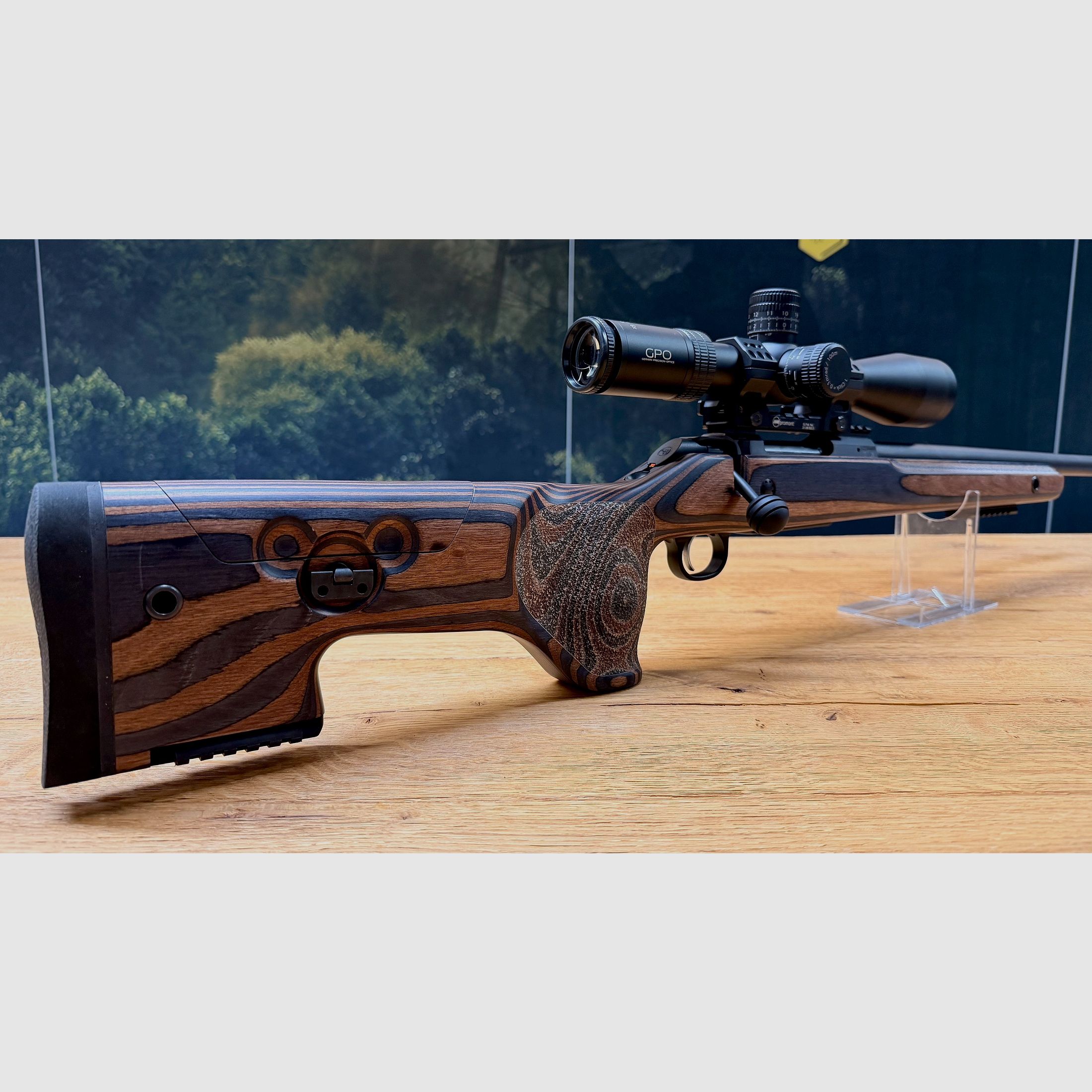 CZ 600+ Range / .308Win / inkl. GPO Spectra 6x 4,5-27x50i & MAK Blockmontage mit Vertikalhebel & Gunwerks Elevate Bipod