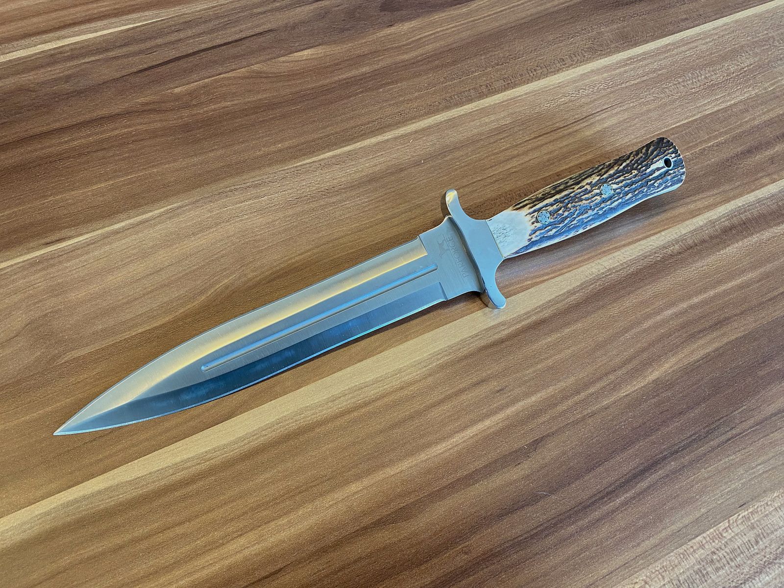 Parforce Saufänger Hirschfänger Sautöter Hirschtöter Jagd Messer Boar Hunter Hatz-Watz Hirschhorngriff