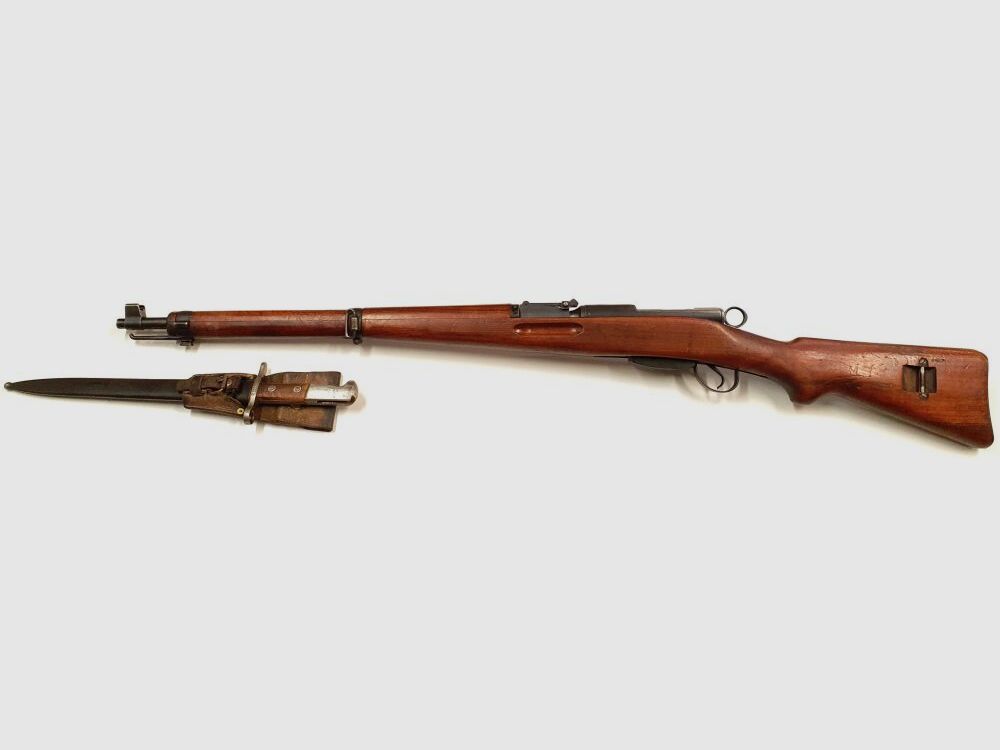 Waffenfabrik Bern W+F	 Schweizer K31 komplett nummerngleich + Bajonett