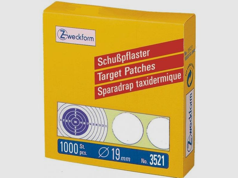 Schupflaster 19 mm wei