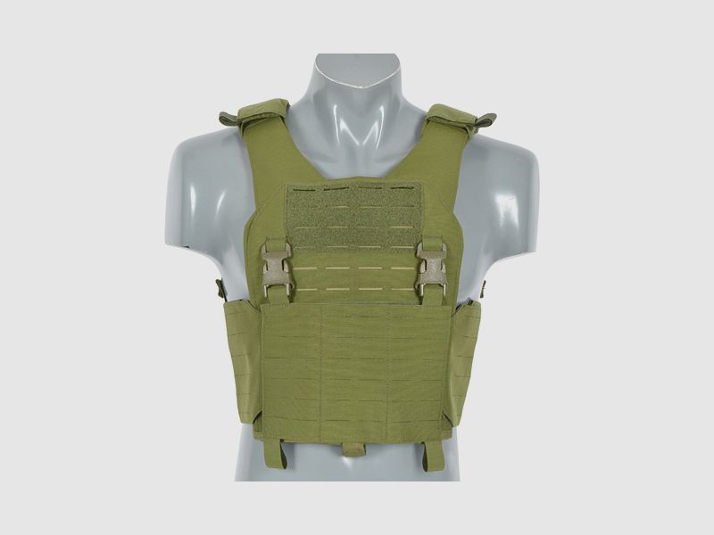 Buckle-Up Laser Cut Plate Carrier - Olijf Cordura [8FIELDS PREMIUM]