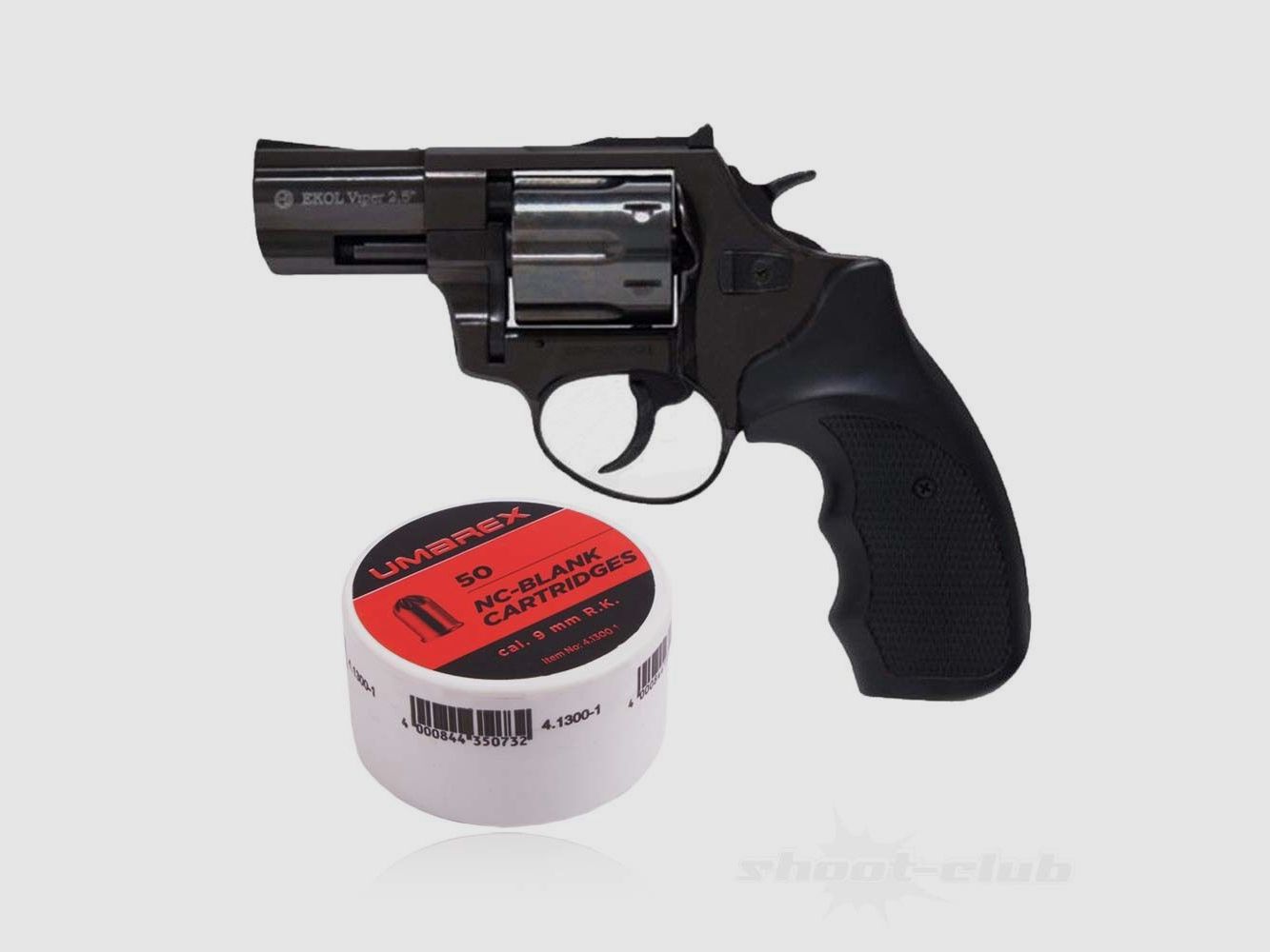 Ekol Viper 2,5 Zoll Schreckschussre volver 9mm brüniert +