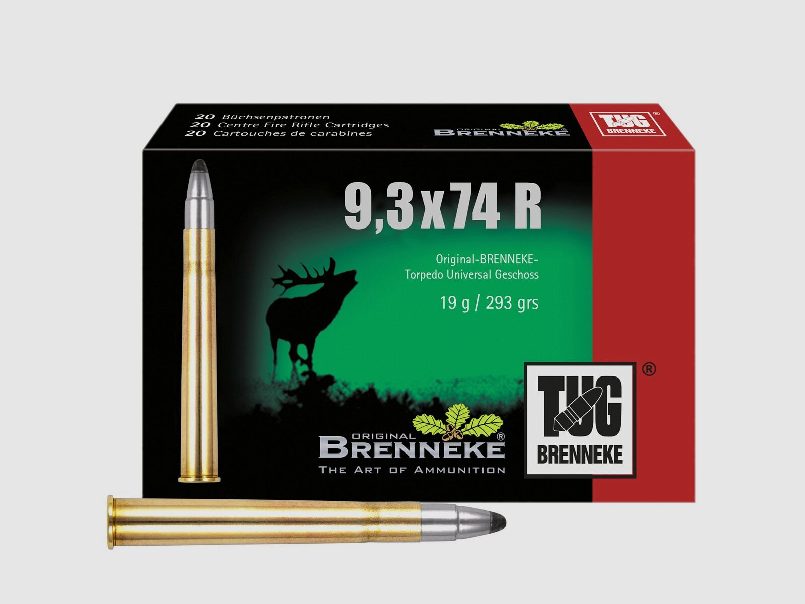 Brenneke 9,3×74 R TUG 12,5g/293grs. – 20 szt.