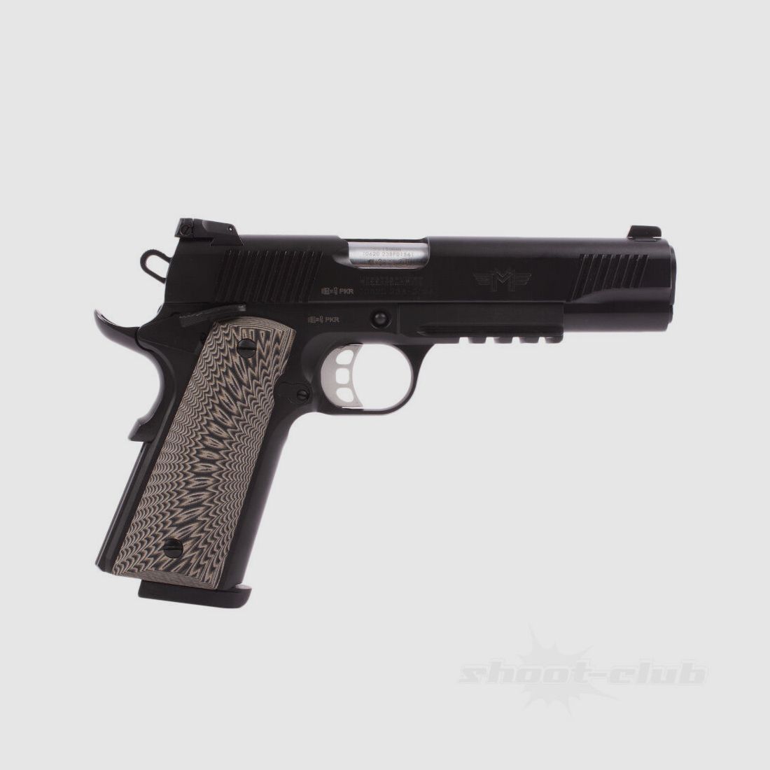 Messerschmitt ME 1911 Pistole Schwarz