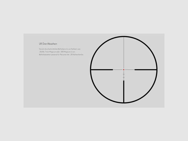 HAWKE Optics Zielfernrohr mit Leuchtabsehen 2,5-10x50 Endurance Leuchtabs. LR Dot  (30mm)