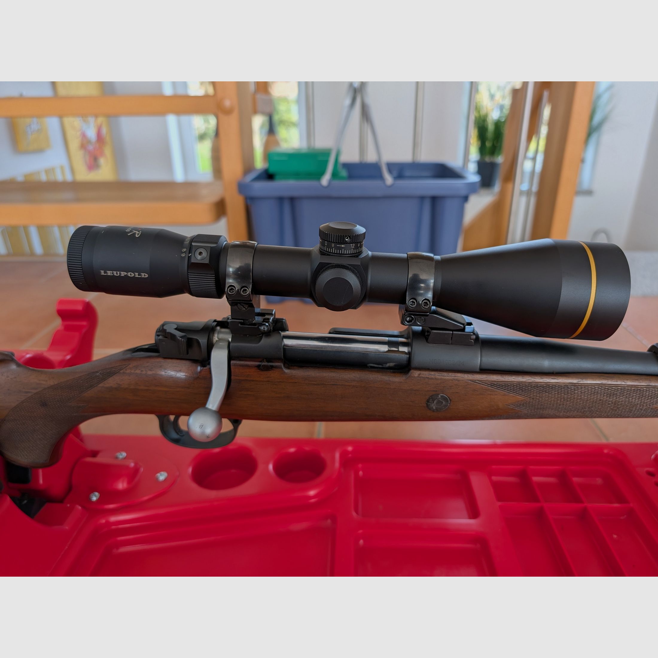 Mauser 98 Mod 1908 9,3x62 met Optiek van Leupold