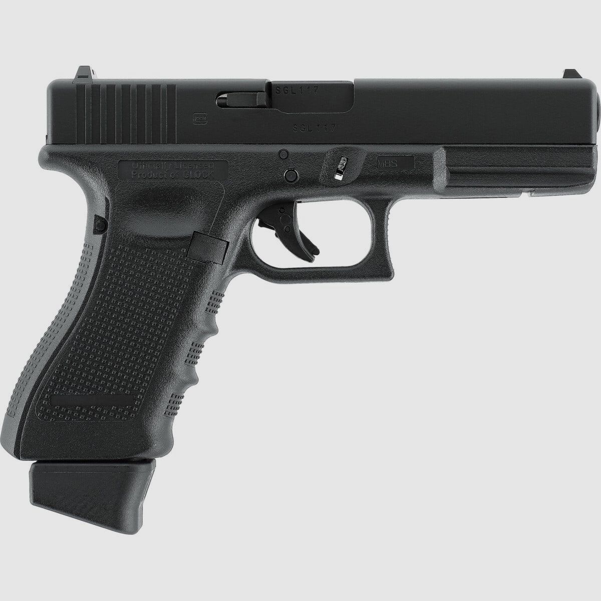 Glock 17 Gen4 Metalen Sluiter Co2 GBB Zwart - Umarex, afbeelding 2 van 7