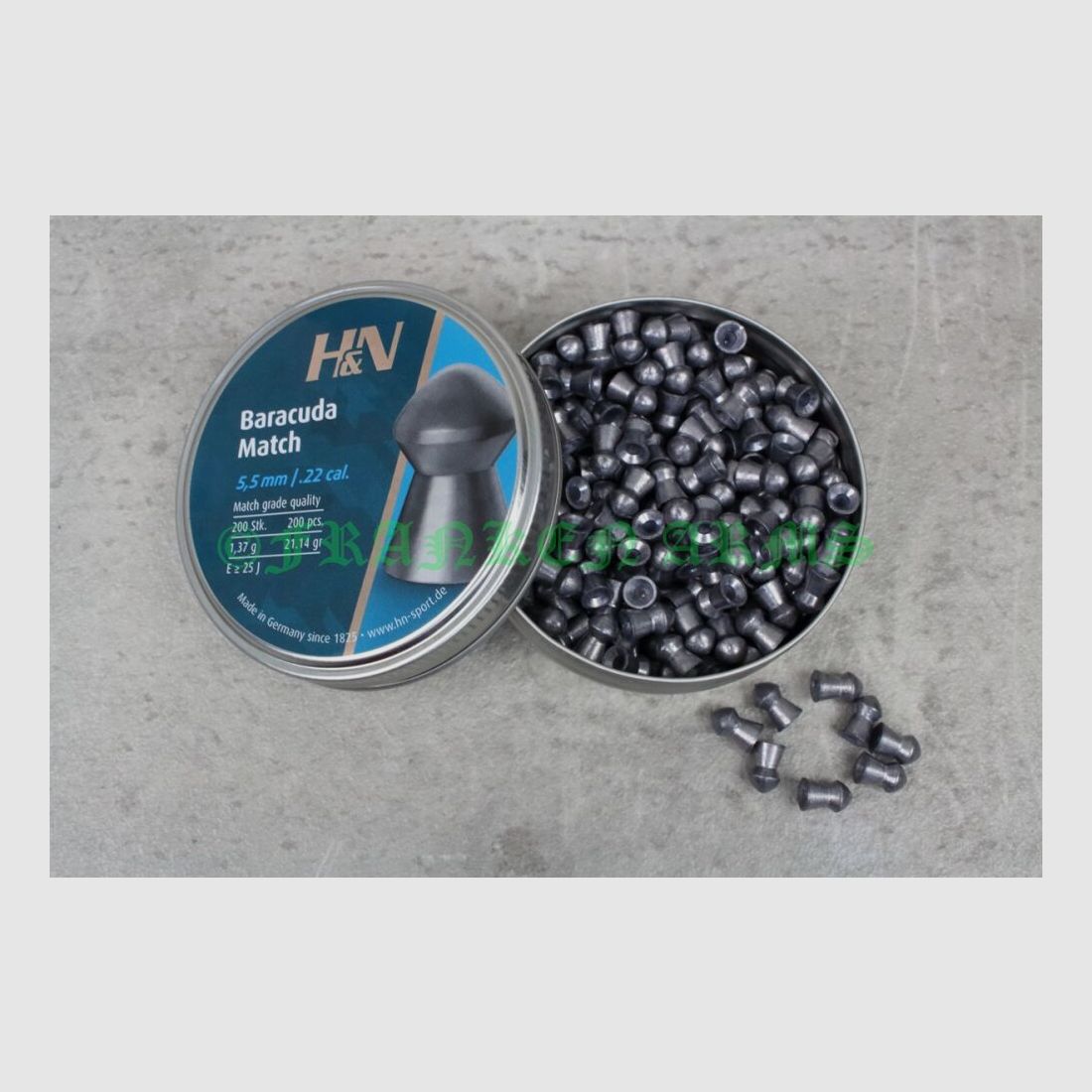 H&N Baracuda Match 5,52mm 200 stuks staffelprijzen