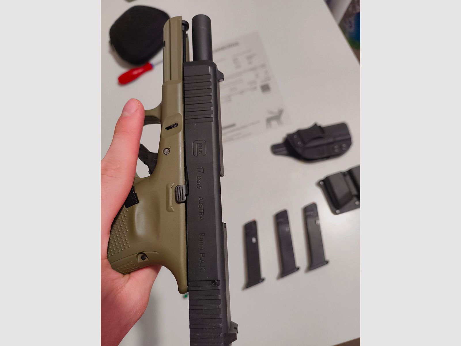 Umarex Glock 17 Gen 5 French army Gaspistole 