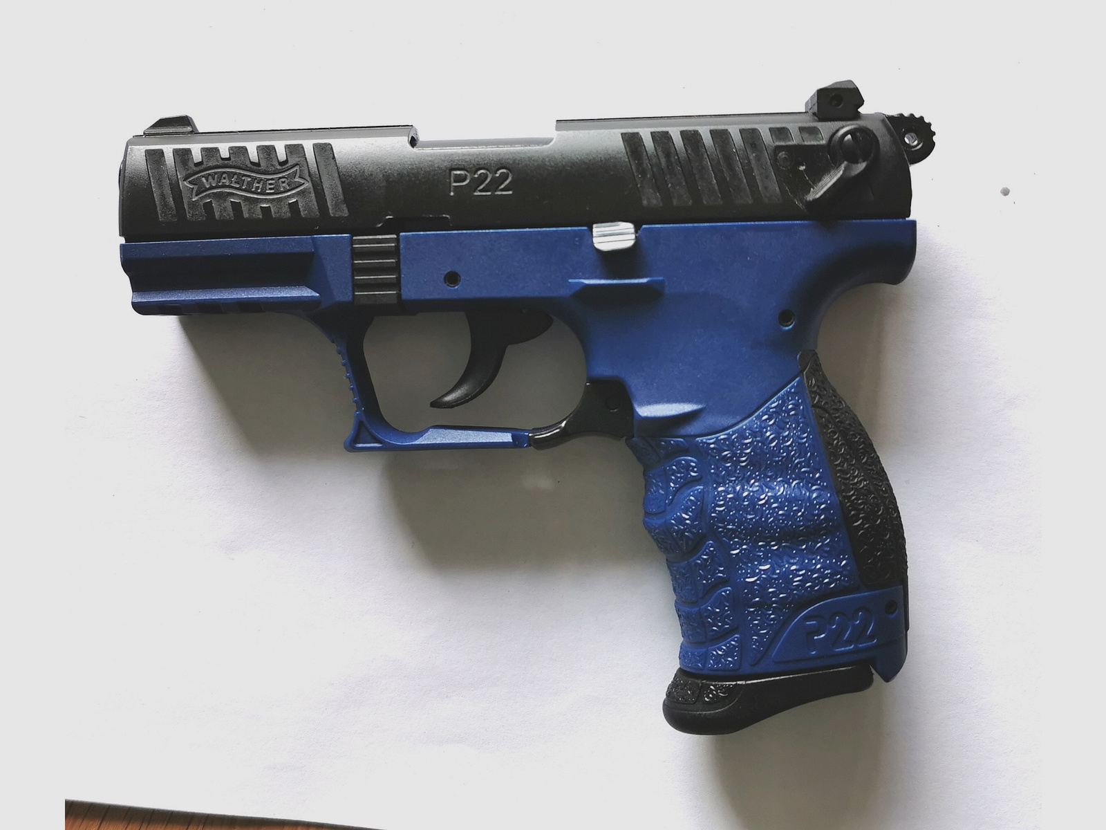 Reserviert! Walther P22 9mm P.A.K. Frei ab 18 Jahre guter Zustand  PTB 778 , Blue Star schon lange Ausverkauft !