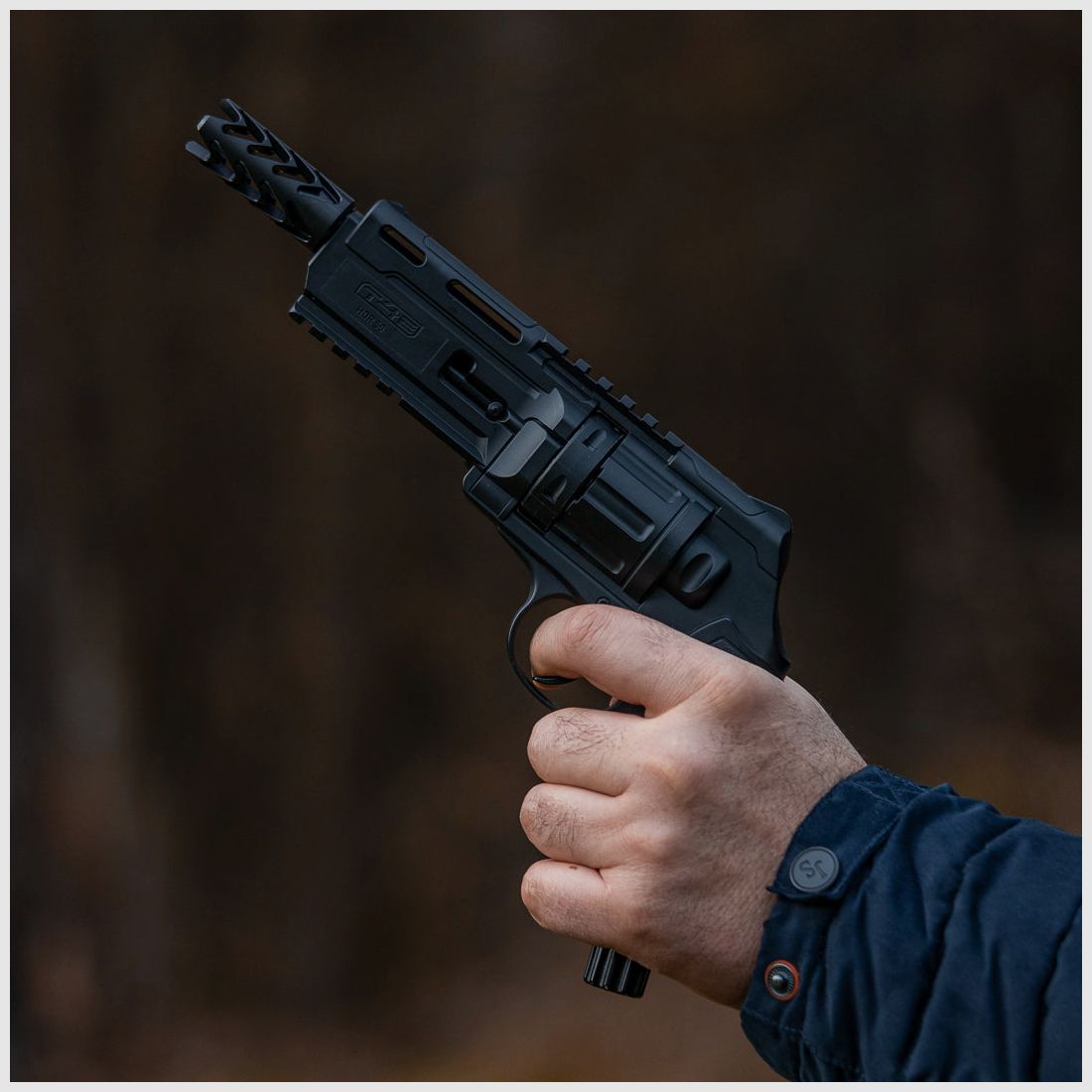 MUZZLE BRAKE | Mündingsvuurrem | ZWART | T4E HDR50 | HDP50 | Kal.50