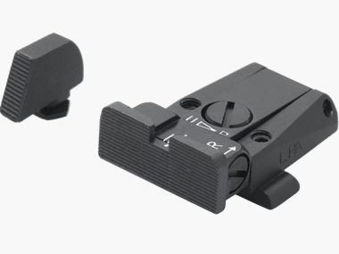 LPA SPR36GL07 Zestaw celowników mikrometrycznych do pistoletów Glock - Czarny obraz celowniczy