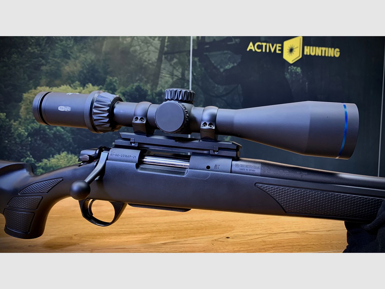 Bergara B14 Sporter / .308 Win. / LL 46cm / Montaggio Dentler / ZF Meopta Optika 6 3-18x50 RD SFP 4C