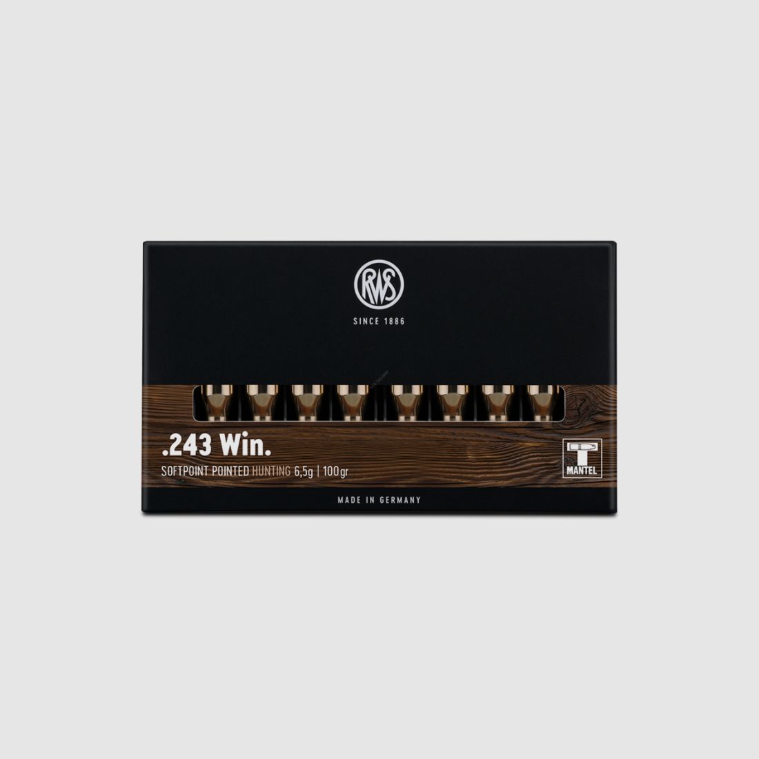 RWS Munition cal. .243 Win SP 6,5 g (20 Stück)