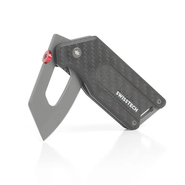 Swisstech Stämmig Foldekniv | Carbon | 5,5cm, billede 2 af 5