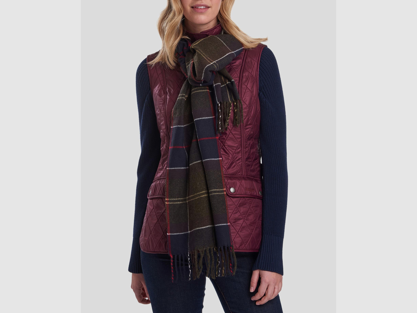 Écharpe BARBOUR Galingale Tartan Classique