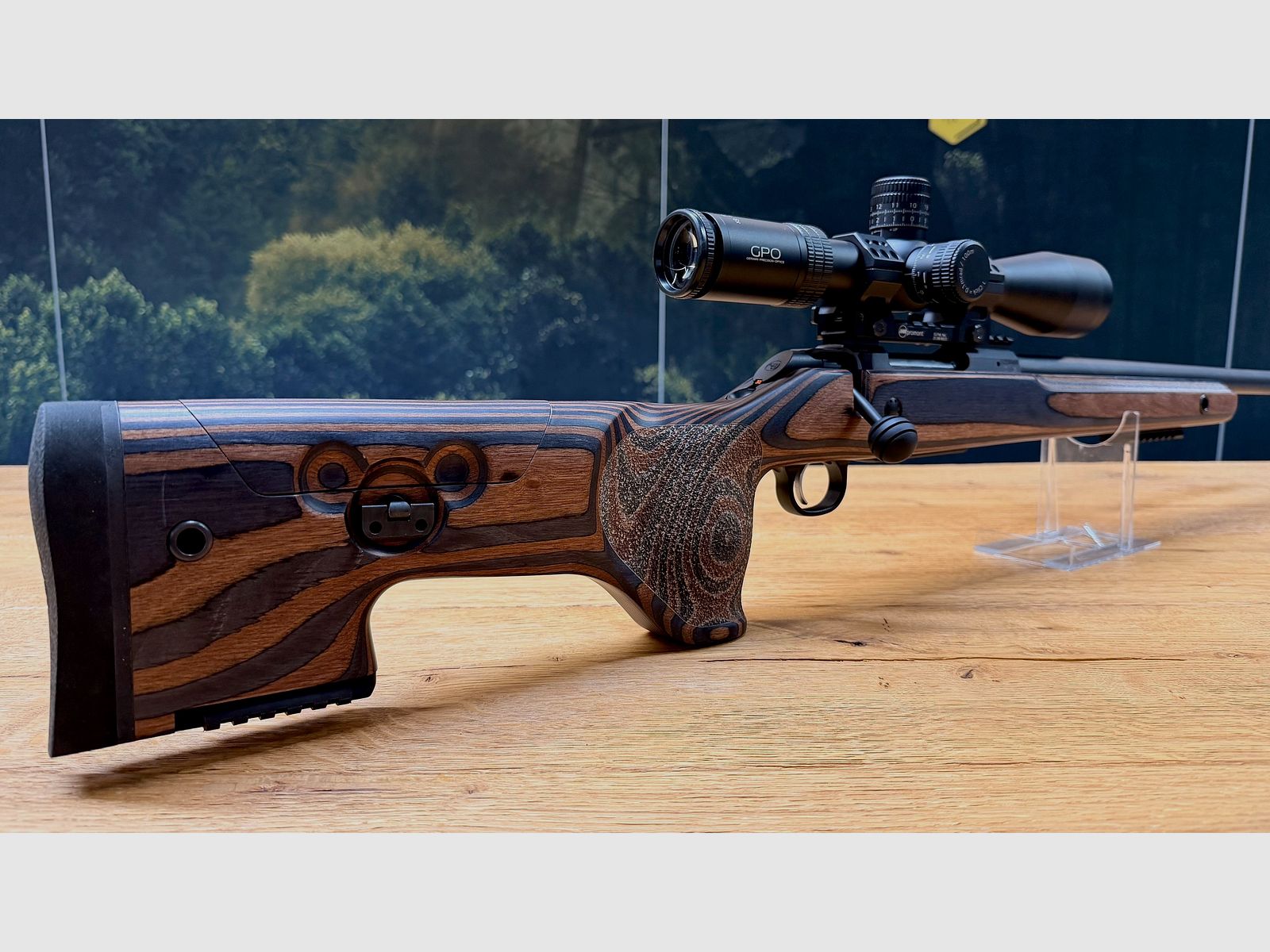 CZ 600+ Range / .308Win / inkl. GPO Spectra 6x 4,5-27x50i & MAK Blockmontage mit Vertikalhebel & Gunwerks Elevate Bipod