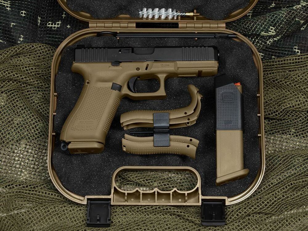 Glock	 Pistole Glock 17 Gen 5 Frankreich coyote FS FXD 9mm