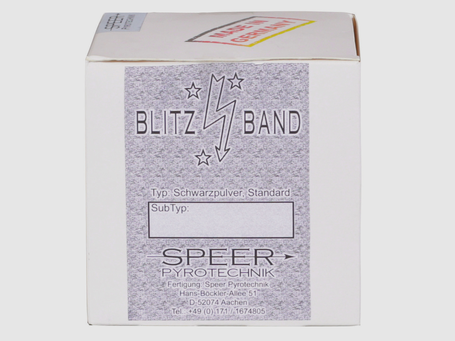 Zündband Matchtape 2x10m