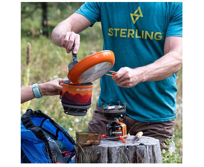 JETBOIL MiniMo 1 L campinggasbrander, Sunset oranje-rood, afbeelding 11 van 12