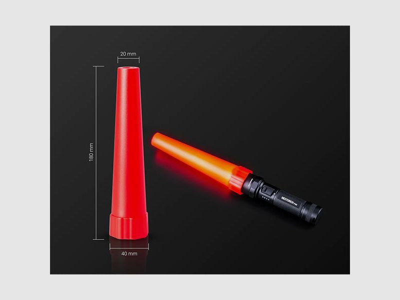 Bâton de signalisation pour 23-28mm, rouge, image 2 sur 4