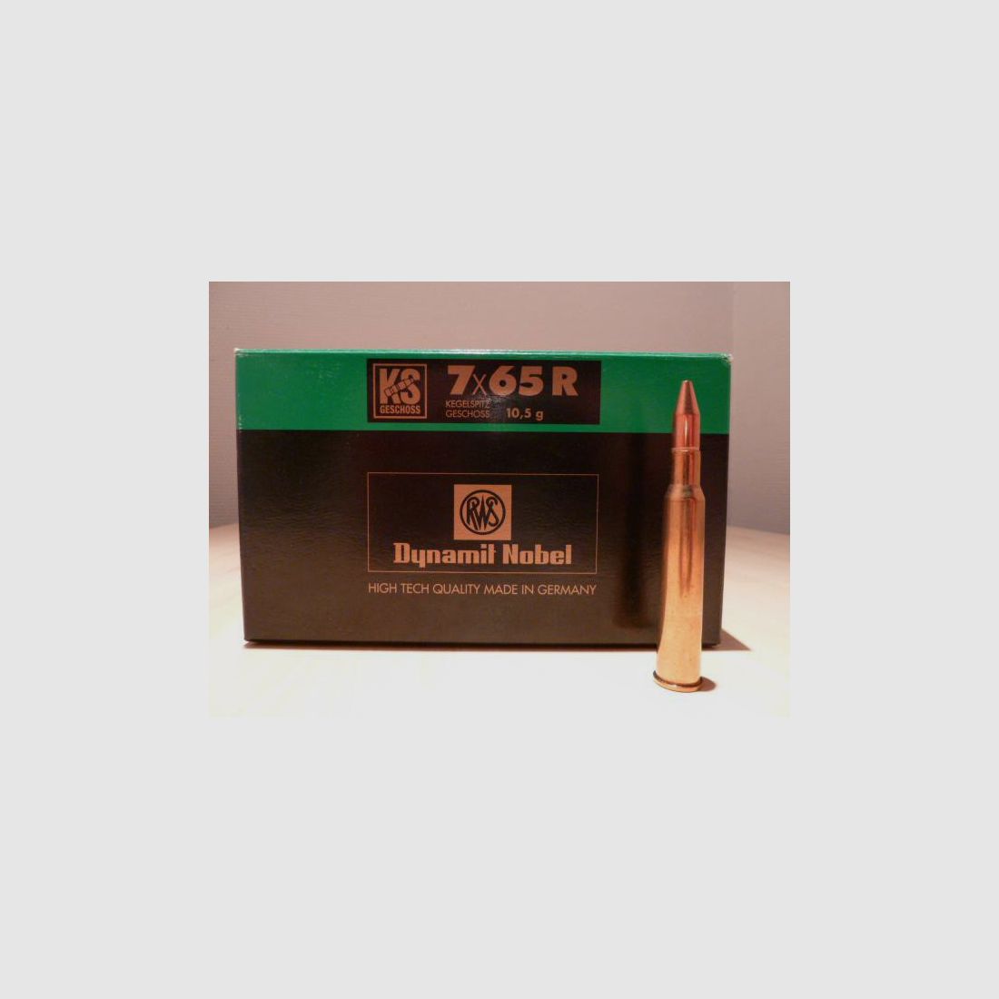 Büchsenpatronen RWS KS-Geschoss 7x65R 10,5g,162gr. !!!