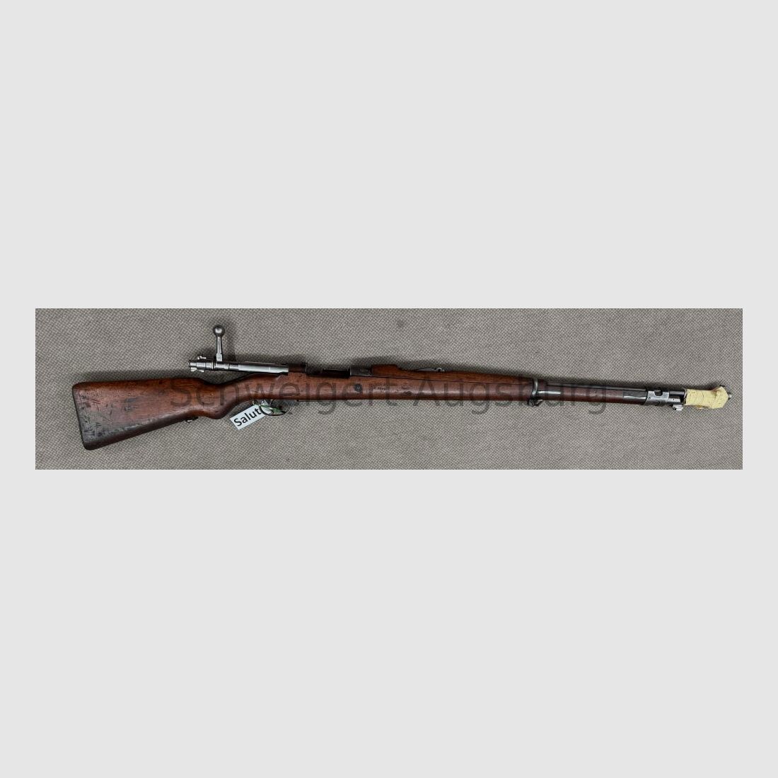 DWM Argentino 1909 Salutgewehr mit BKA Stempelung Salut