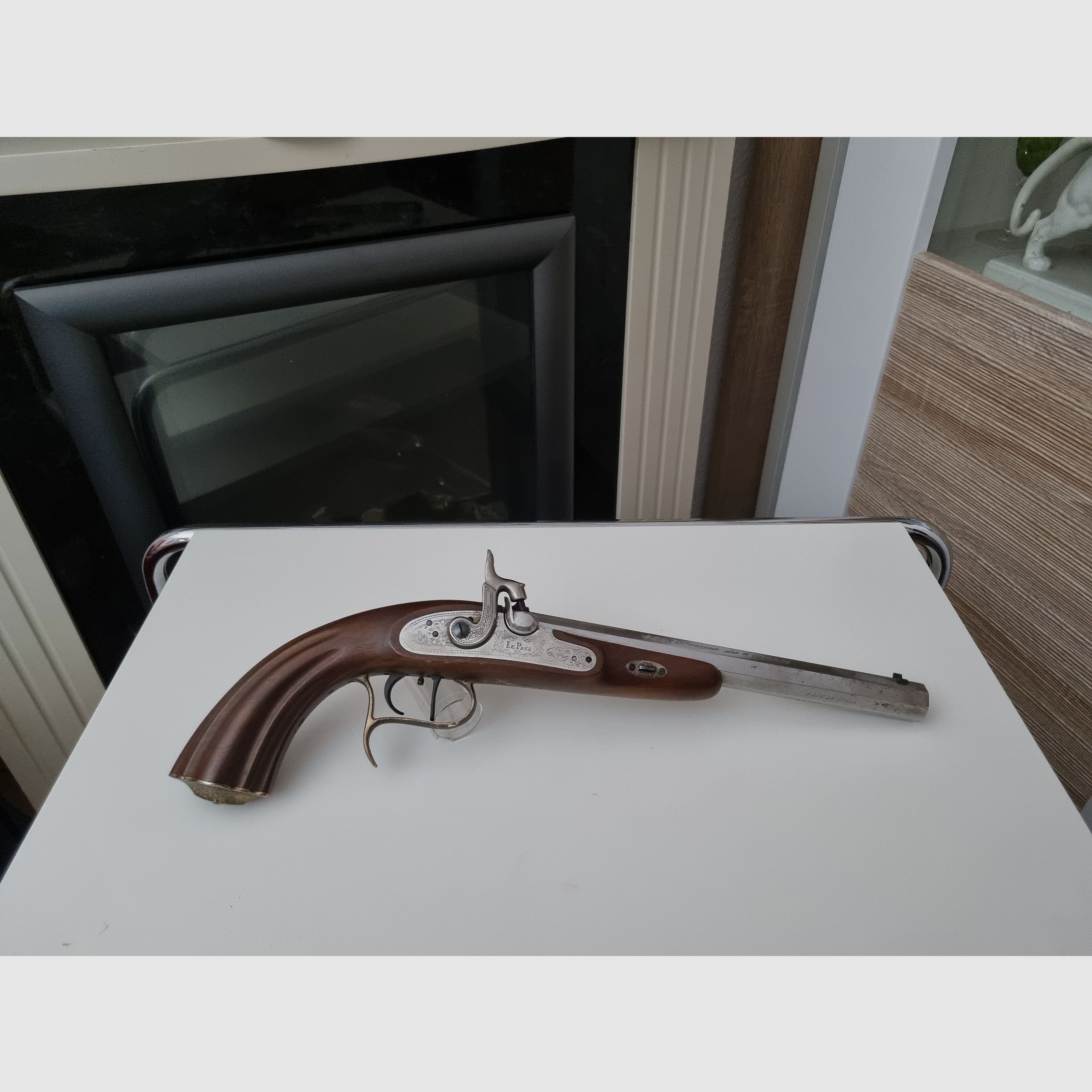 Front-loading pistol Armi Sport, model: Le Page LePage, caliber .45