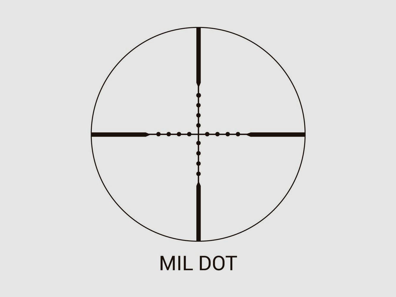 Zielfernrohr Arcea 6-24×40 – 25,4mm – MIL DOT – Ret. Ilu. – Frontfokus, Bild 8 von 9