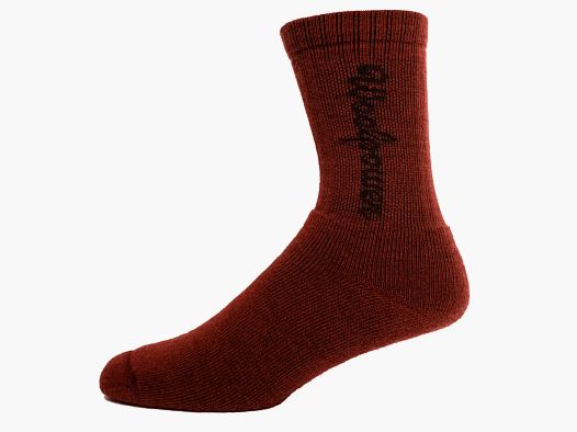 Woolpower Socken 400 Logo (Rust Red)